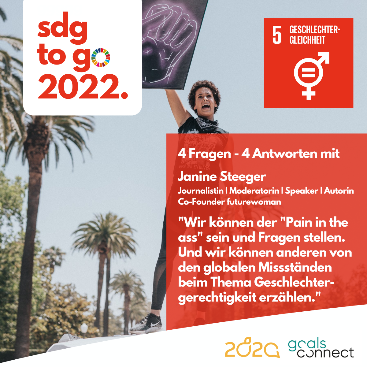 Read more about the article SDG to go – Heute: SDG 5 „Geschlechtergerechtigkeit“