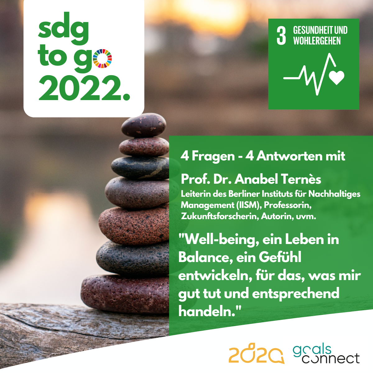 SDG to go – Heute: SDG 3 „Gesundheit und Wohlergehen“