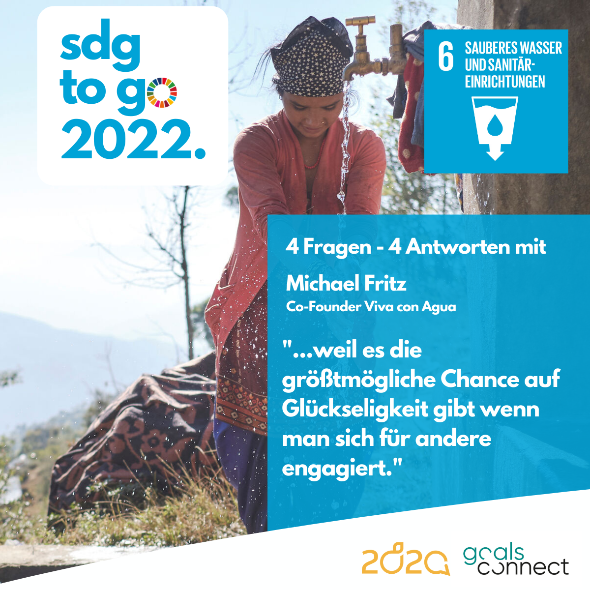 Read more about the article SDG to go – Heute: SDG 6 „Sauberes Wasser und Sanitäreinrichtungen“