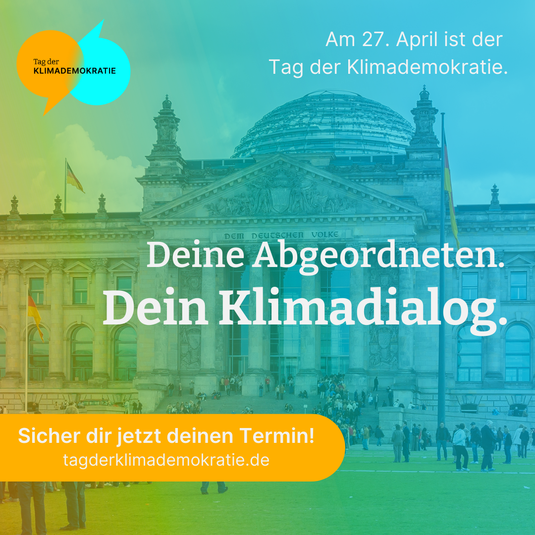 Read more about the article Trete in den Dialog – Tag der Klimademokratie